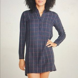 Marine Layer Savannah Flannel Shirt Dress